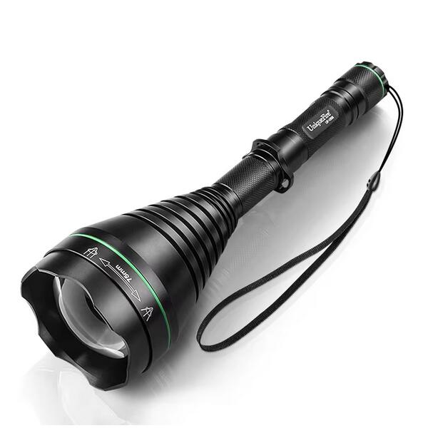 UniqueFire UF-1508 75mm Lens 500 Yrds Infrared 5W IR 940nm LED Long Range Zoomable Hunting Flashlight(1x 18650/2x 18650)