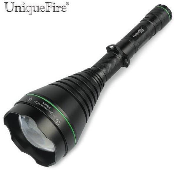 UniqueFire UF-1508 75mm Lens 500 Yrds Infrared 5W IR 850nm LED Long Range Zoomable Hunting Flashlight(1x 18650/2x 18650)