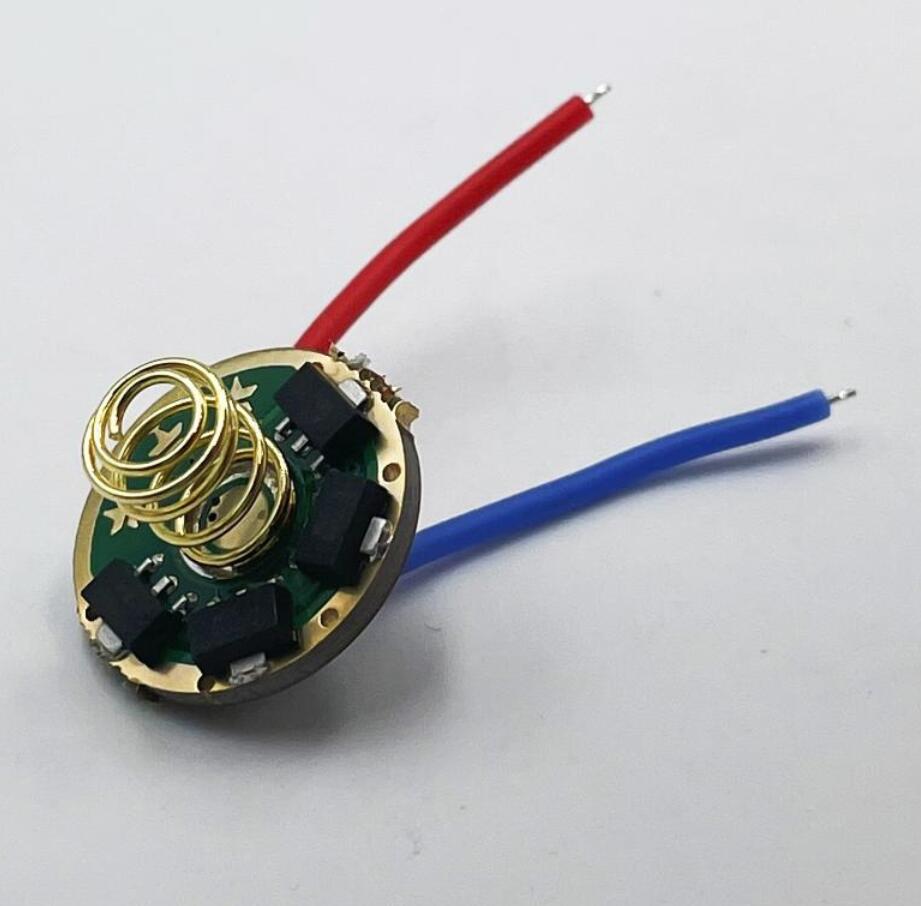 17mm Constant Current 3500mA 2800mA 2100mA 1400mA 900mA Single Mode Driver Circuit Board for 1W - 10W LED Flashlight