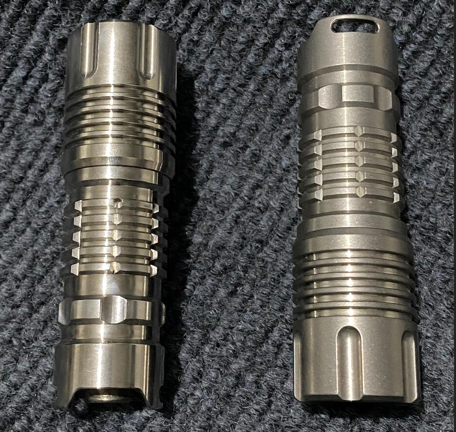 Stainless Steel 18350 Customized EDC Flashlight with SFT40 LED Chip