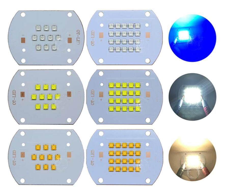 High Power 50W-100W XTE-LED Chips Cold White Warm White Royal Blue 450-455nm Diode Lamp for Coral Fish Tank Aquarium light