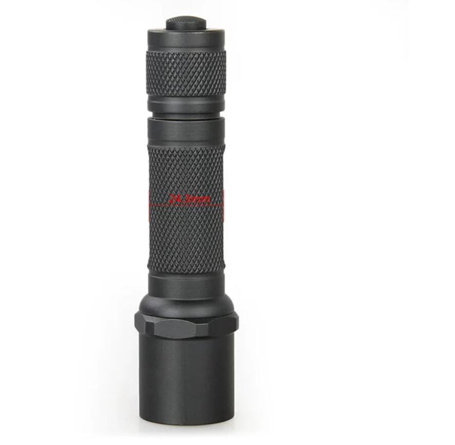 120 lumens LED 6P Flashlight Tactical Torch for Shooting(2x CR123A )