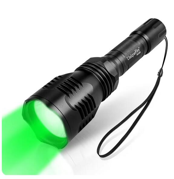 UniqueFire HS-802 Long Range 200 Yard Green LED Hunting Light Flashlight