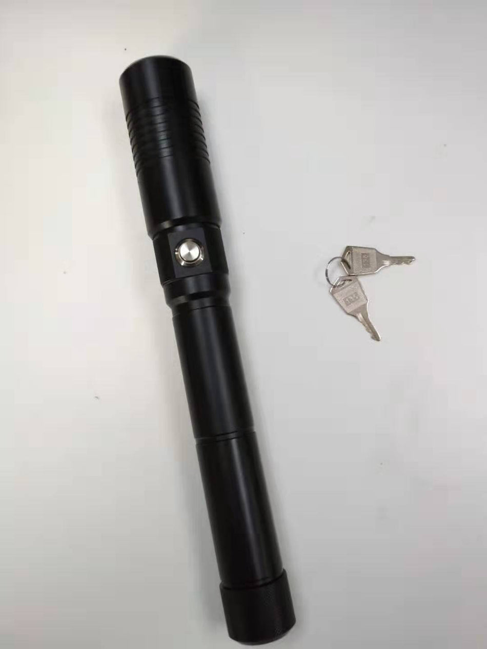 Long Range Green Beam Light Flashlight with Key +Metal Suitcase(1000)