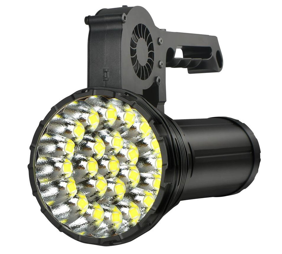 Haikelite AK24 230000lm High-Power Dimmable Flashlight SFH55 LED RGB Side Light Dual Switch Flashlight