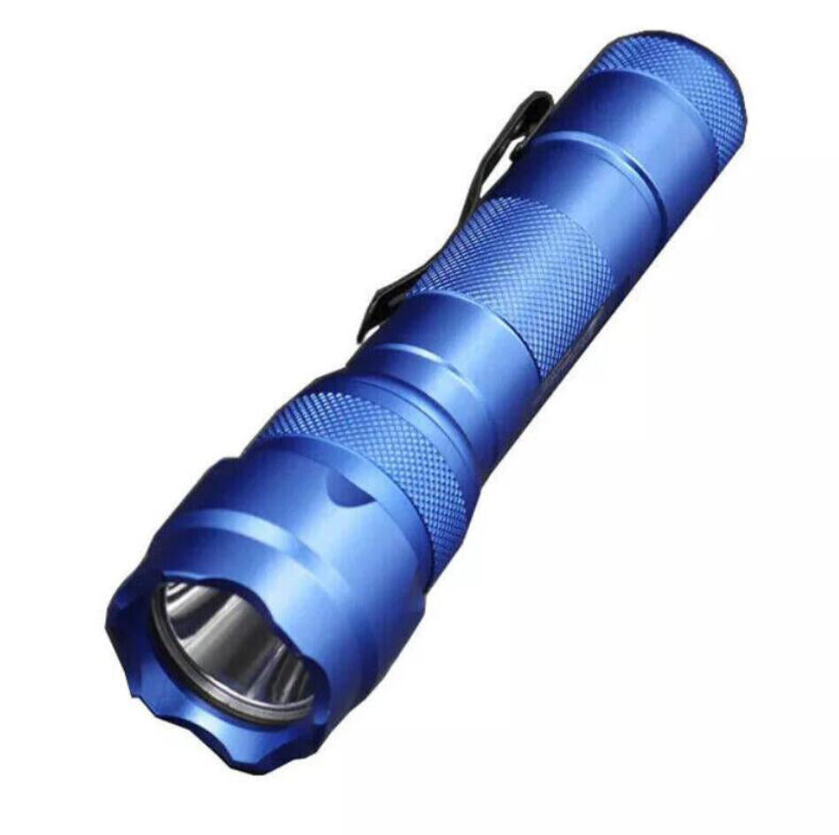 Ultra Fire WF-502B Single Mode Flashlight 10W 6500K LED 1000 Lumen Blue (1x 18650 /2x CR123A)