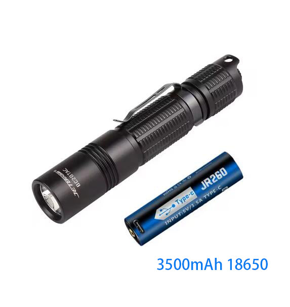 JETBEAM BC20TAC 1100Lumen LED USB Type-C USB Charging IPX8 Flashlight With Dual Mode