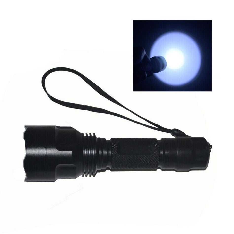 Ultra Fire C8 Single Mode Flashlight 18W 6500K LED 2000 Lumen Torch 3500mA Constant Current Driver Inside(1x 18650)