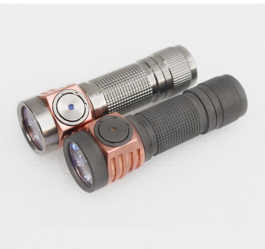 Emisar D3AA Titanium Alloy + Copper 14500 AA EDC Flashlight