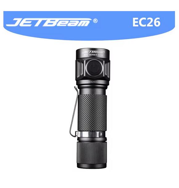 JETBeam EC26 EDC LED Flashlight 3600 Lumen with 4X10W White LEDS With Multi-Color Effect