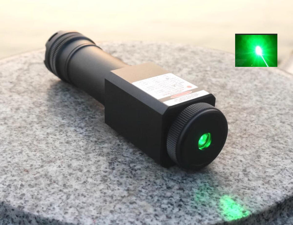 520 Green Light Beam Adjustable Focus Long Range Flashlight(600)