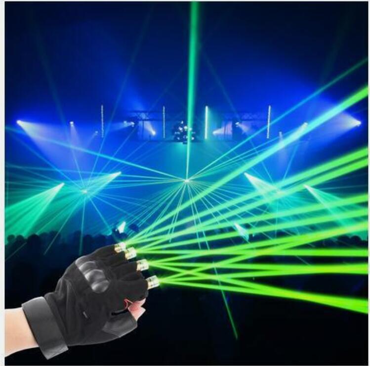 Green Beam LED Laser Gloves Lighting For DJ Dancer Party Stage Show Effect
