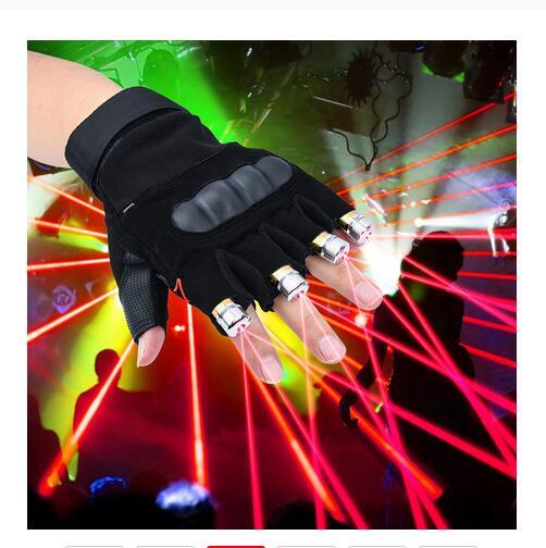 Red Beam LED Laser Gloves Lighting For DJ Dancer Party Stage Show Effect