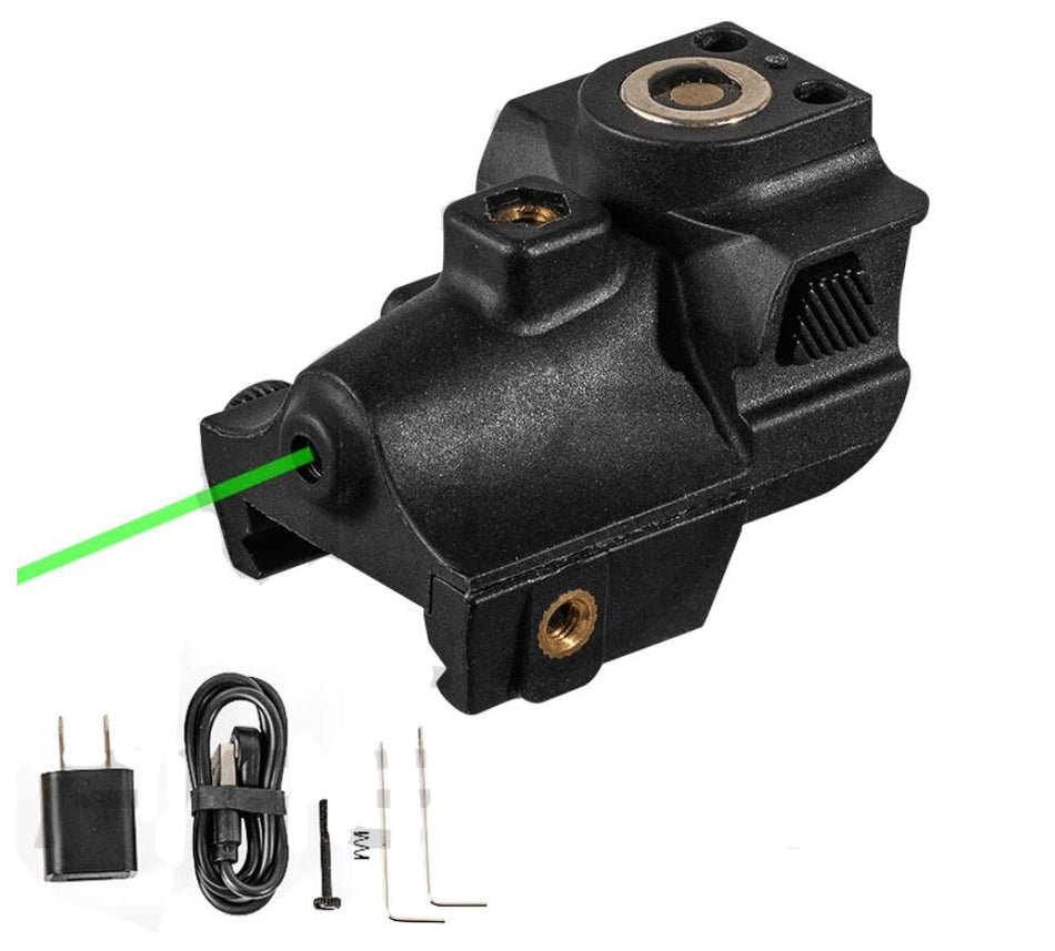 Green Beam Sight Tactical Light Magnetic Rechargeable