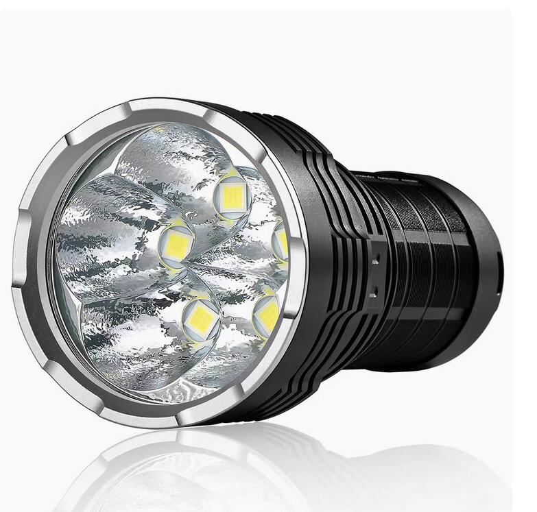 Haikelite HK05 60W High Power Flashlight 30000 Lumen 1000m USB Type C Charging With 3x 21700 Battery