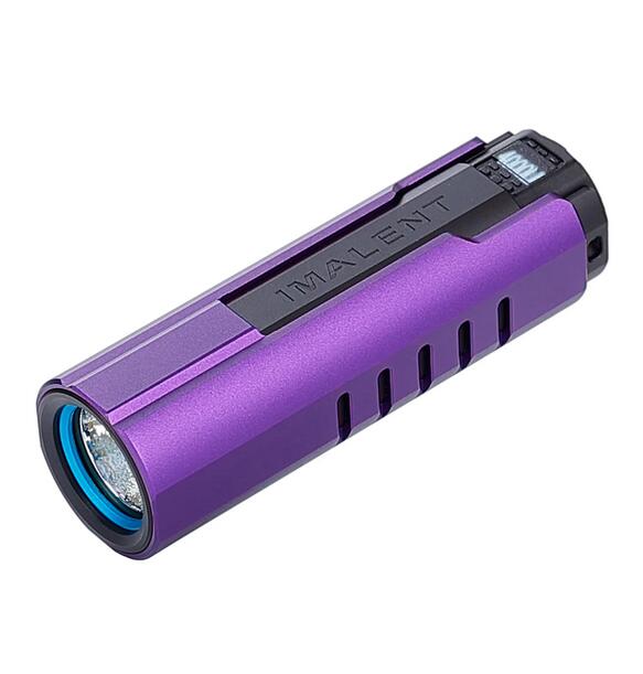 IMALENT LD70 Powerful EDC Flashlight 4000 Lumens OLED Display USB Magnetic Chargin(Purple）