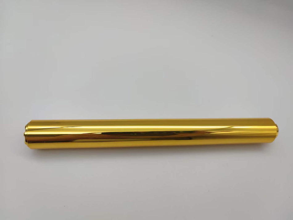 Long Range Blue Beam LED Flashlight Constant Switch With Metal Case-Golden Color(5000)