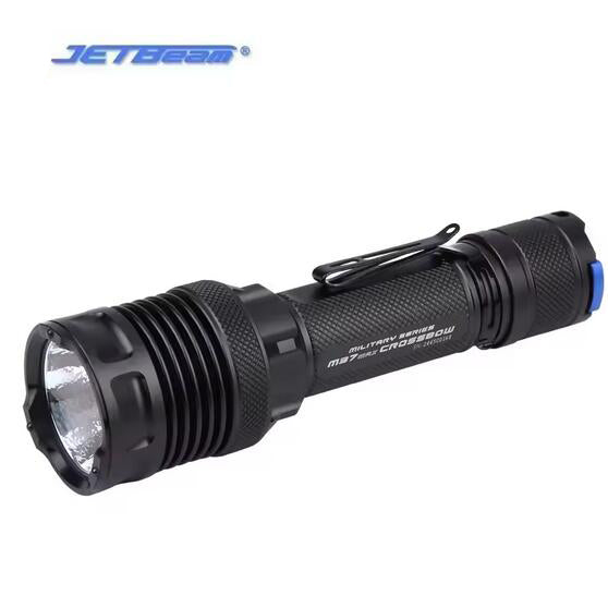 JETBEAM MAX 5000 Lumen High Performance Tactical Flashlight /USB C Rechargeable/Three Rear Switches/Power Bank