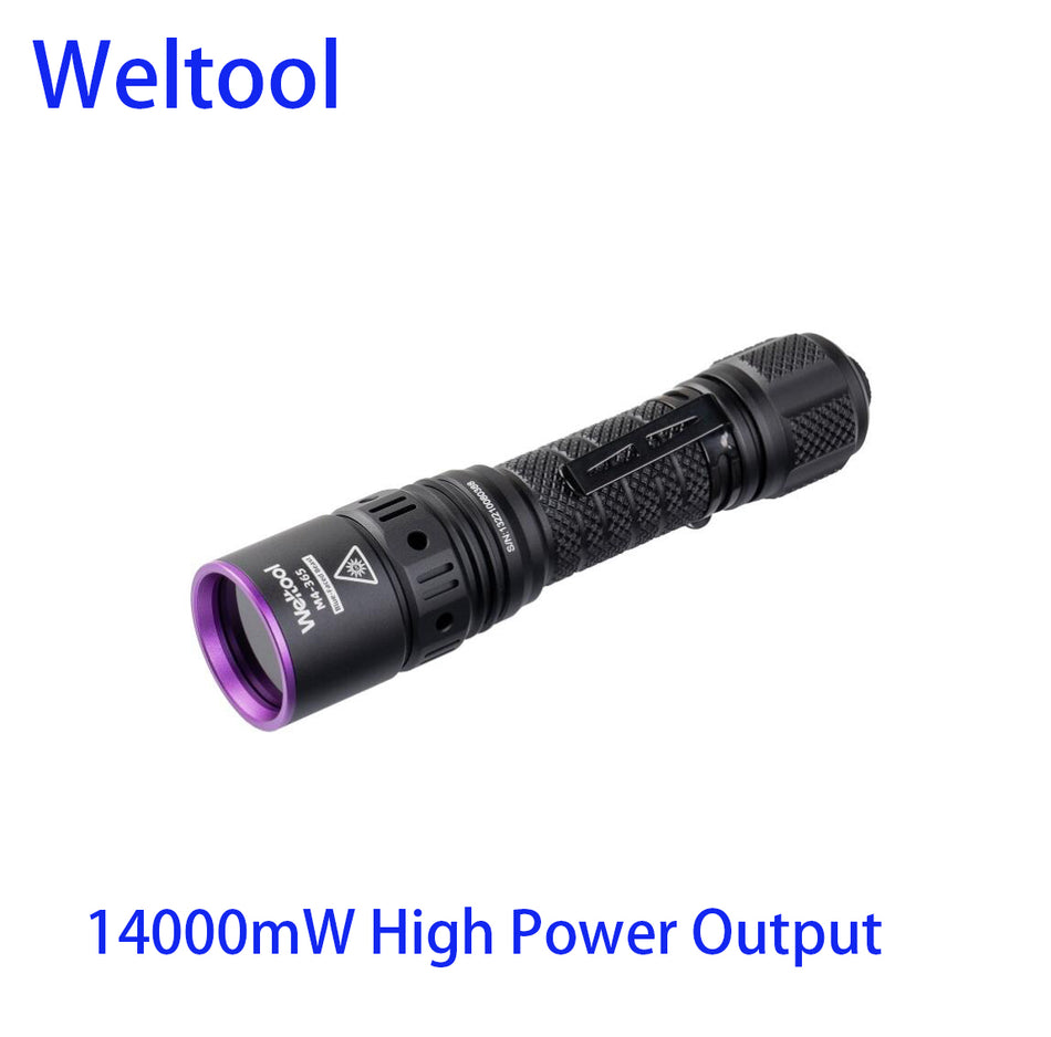 Weltool M4-365 High Power 14000mW UV 365nm Flashlight