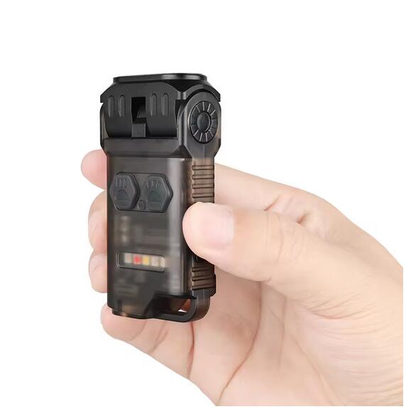 Trustfire MINIX5 750Lumen EDC Kechain Flashlight Type C Rechargeable 90° Rotating Light Head With UV light