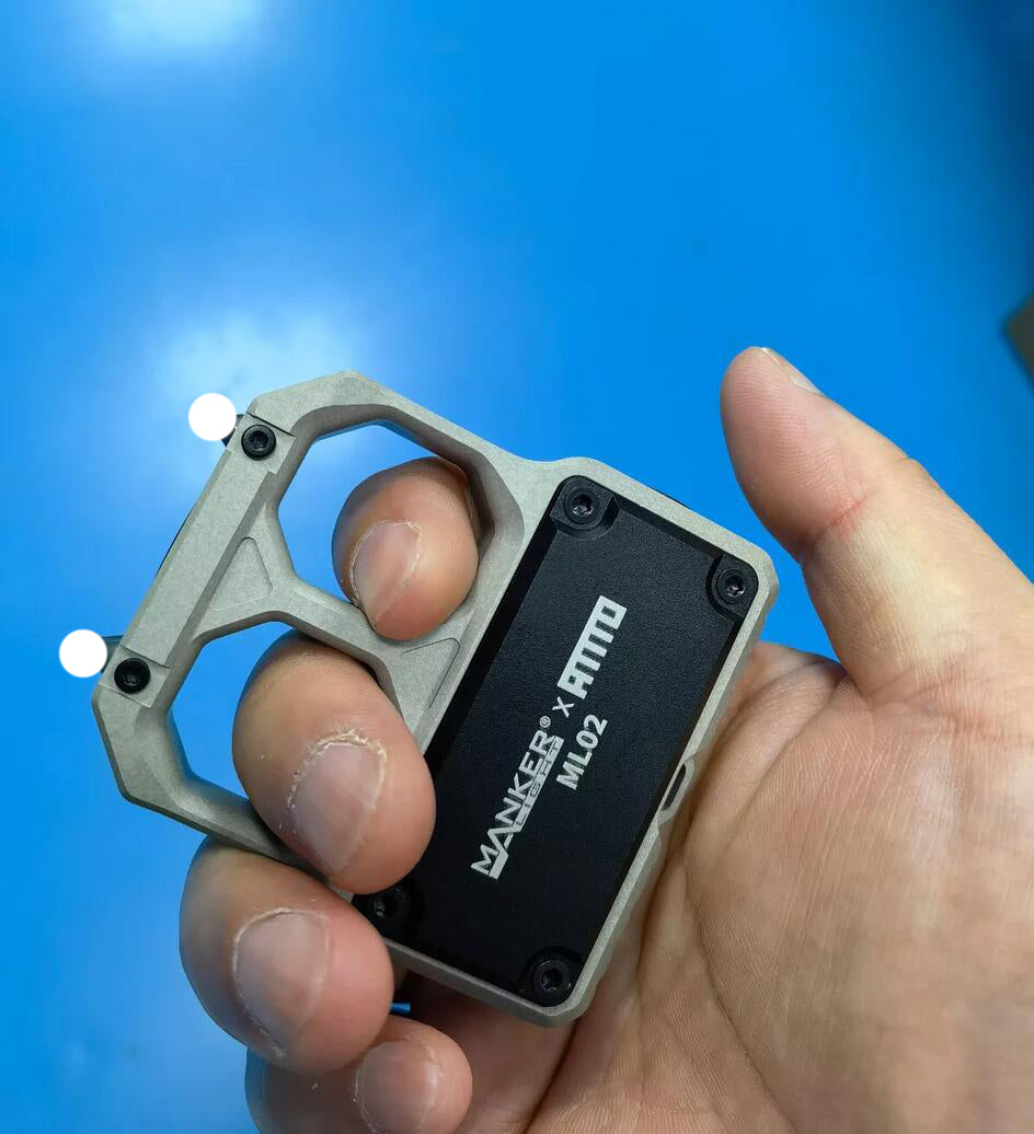 Mankerlight ML02  EDC Tactical Flashlight 1050 Lumen USB C Rechargeable Personalized Torch