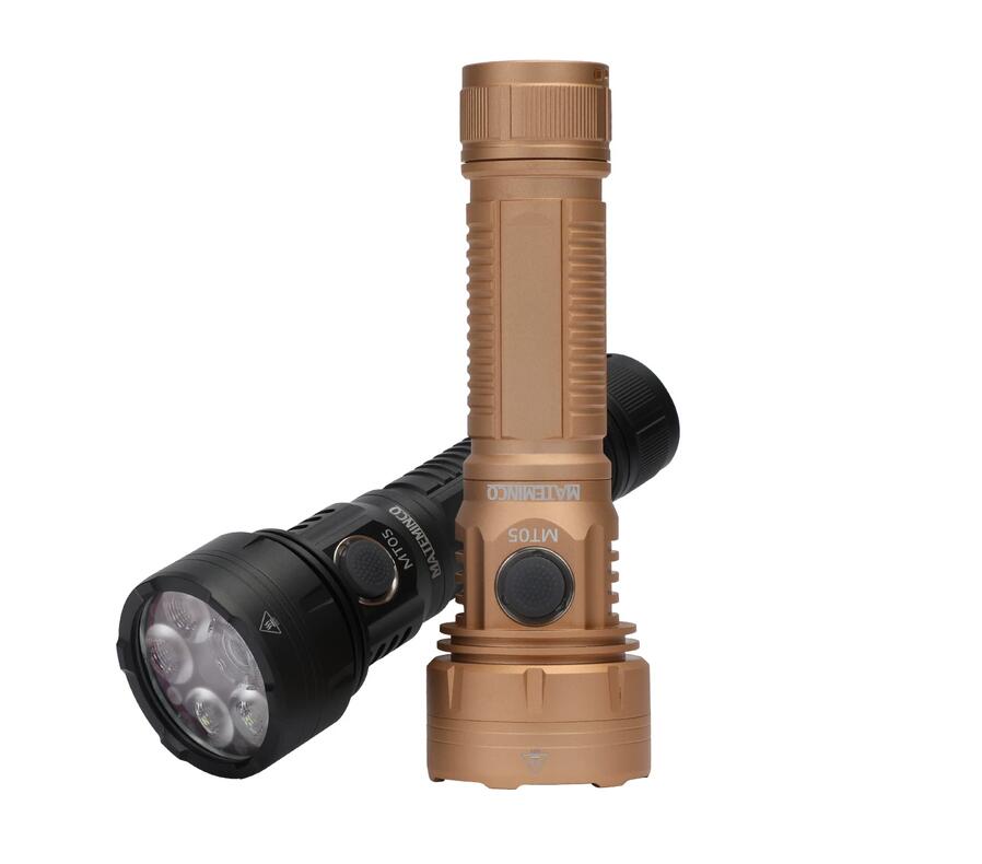 MATEMINCO MT05 6200 Lumen 586 Meter Outdoor Flashlight USB Type C Charging White Red Blue LED Inspection Magnetic Torch
