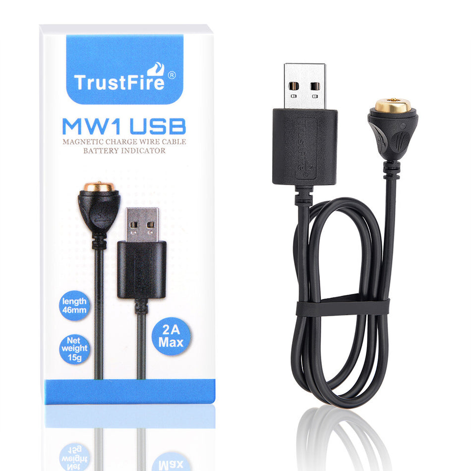Trustfire MW1 Smart Magnetic Charging Cable for E18R E30R HM65R MC1 MC12 MC18