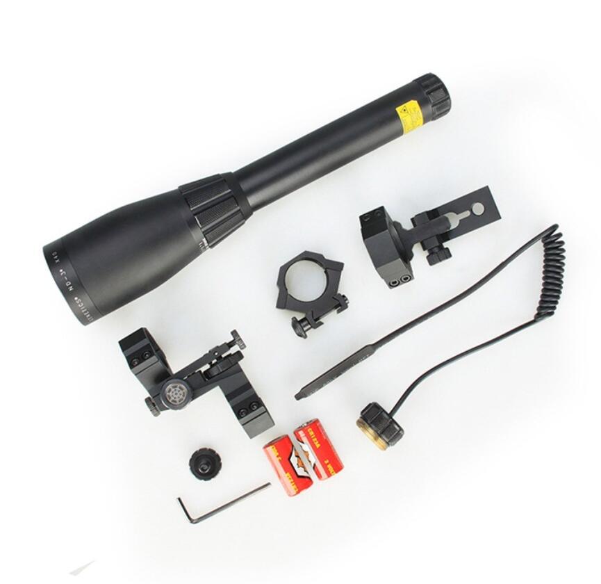 ND 3X50 Long Distance Green Laser Hunting Flashlight Sight Designator Switch Scope Mount