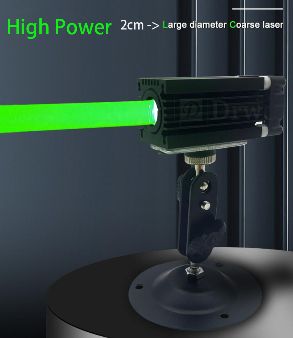 2cm Fat Beam Landmark Warning Green Laser Lamp Signal Light With Cooling Fan / Bracket AC 110V-240V