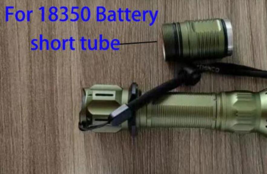 A 18350 Battery Short Tube For FW3 Green  Flashlight