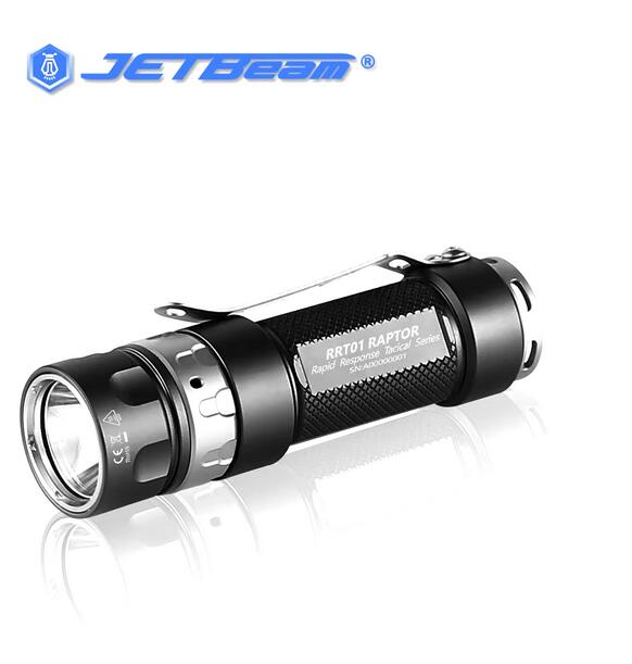 Jetbeam RRT01 Stepless Dimming EDC Mini Flashlight 10W 950 Lumens LED With Rotary Switch