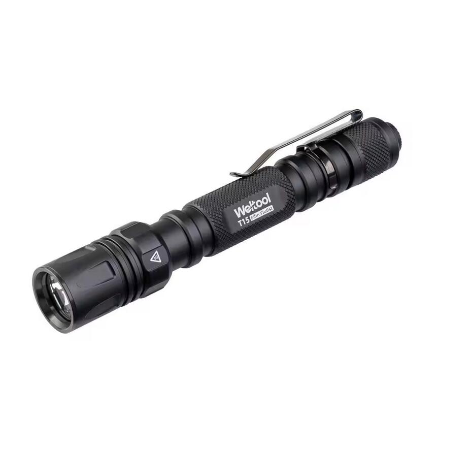Weltool T15 LED Tactical 14500 Penlight Flashlights 1,400 Lumen 464-meter Torch