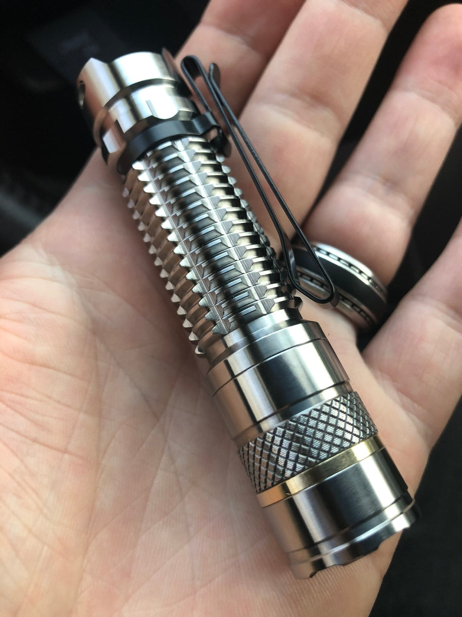 Titanium TI 14500 / AA  EDC Flashlight 219C High CRI LED Mini Torch(Customized)