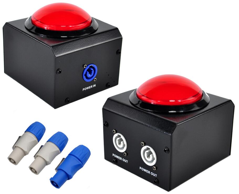 Manual Control Press Type Stage Effect Machine Controller 2 Port Output For CO2 Machine Press Jet