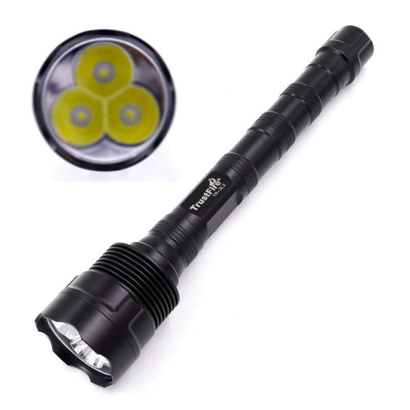 TrustFire( TR-3T6) LED Flashlight Super Bright 3800 Lumens 3x 10W LEDs 5 Mode with Memory Funtion