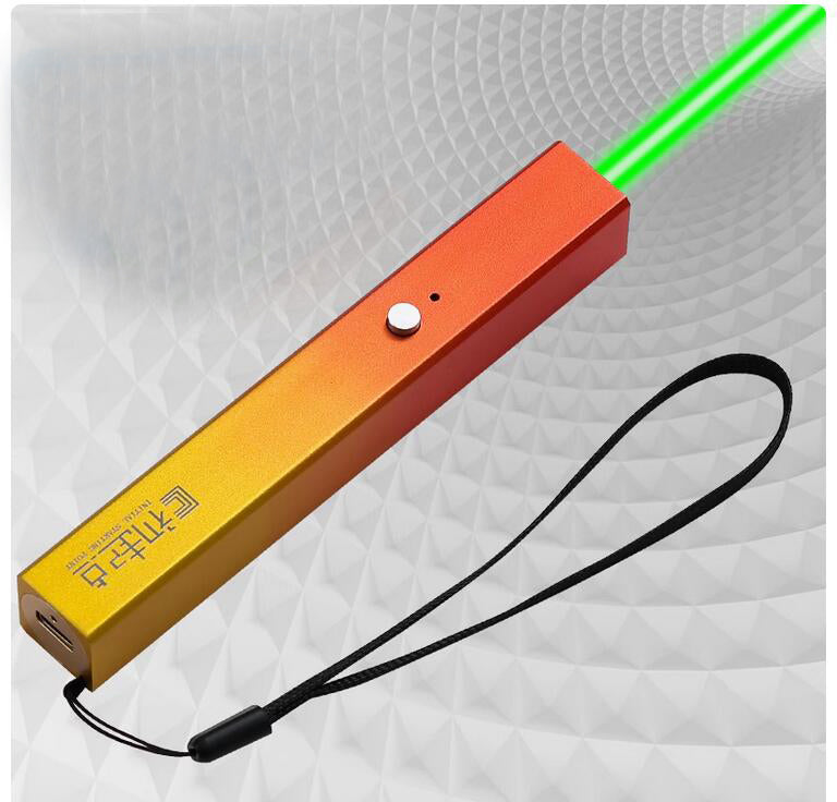 Green Beam Light Lamp USB Type C Rechargeable Built-in Battery for Teaching Sales Pet