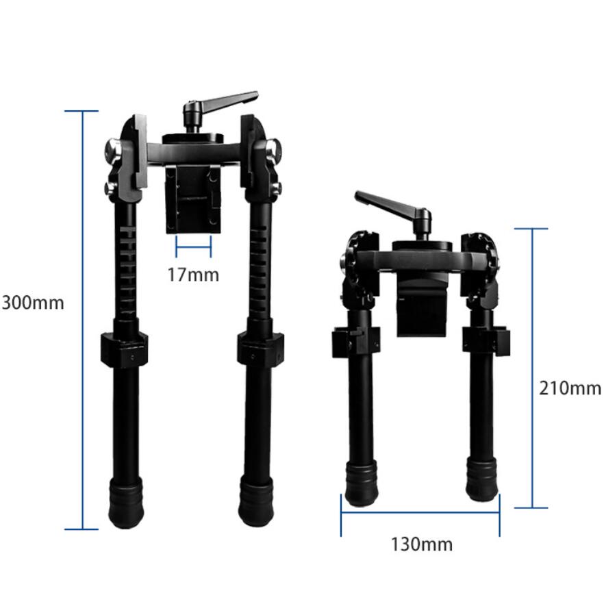 Rifle Bipod V11 Adjustable 6-9" Swivel Long Range W 20mm Picatinny Rail Mount QD