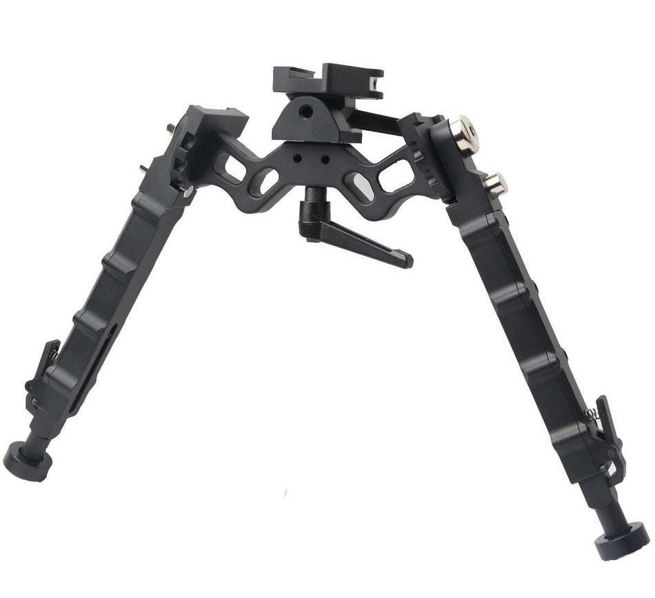 Rifle Bipod 7.5-9'' Adjustable Height 360 Degree Swivel Folding Design Picatinny