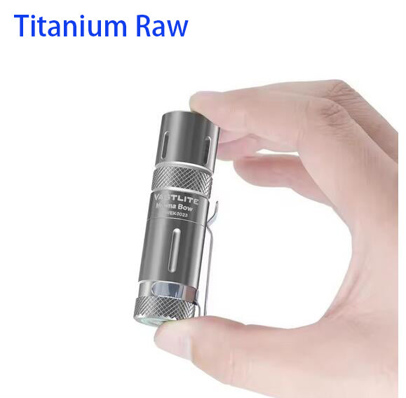 Vastlite Mini EDC Titanium Silver LEP Flashlight 280 Lumen 750 Meter (1x 16340 )