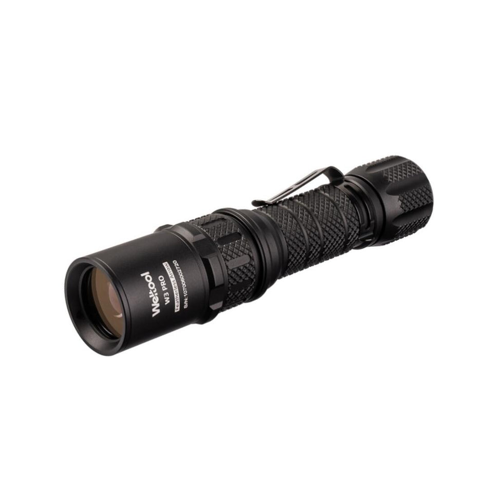 Weltool W3Pro TAC 1479 meters (1617yd) 930 Lumens LEP Tactical Flashlight