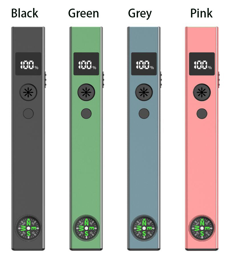 Green Beam+ White + Compass 3 in 1 Flashlight With Digital Power indicator Built-in Battery USB C Rechargeable for Teaching Hourse Sales