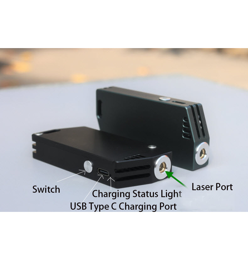 555 /593/ 532/571/488 Yellow Beam Light Signal Indicator Light with USB Type C Charging Port