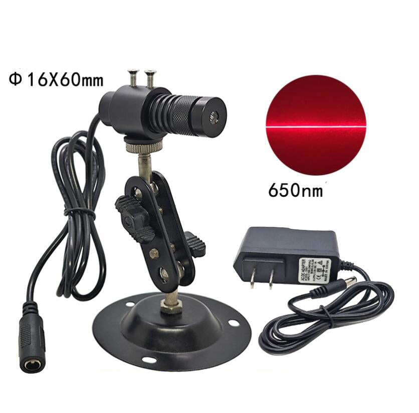 5V / AC 100-240V Red Beam Laser Pointer Module /Adjustable Focus/ Long Using Time/ with Bracket