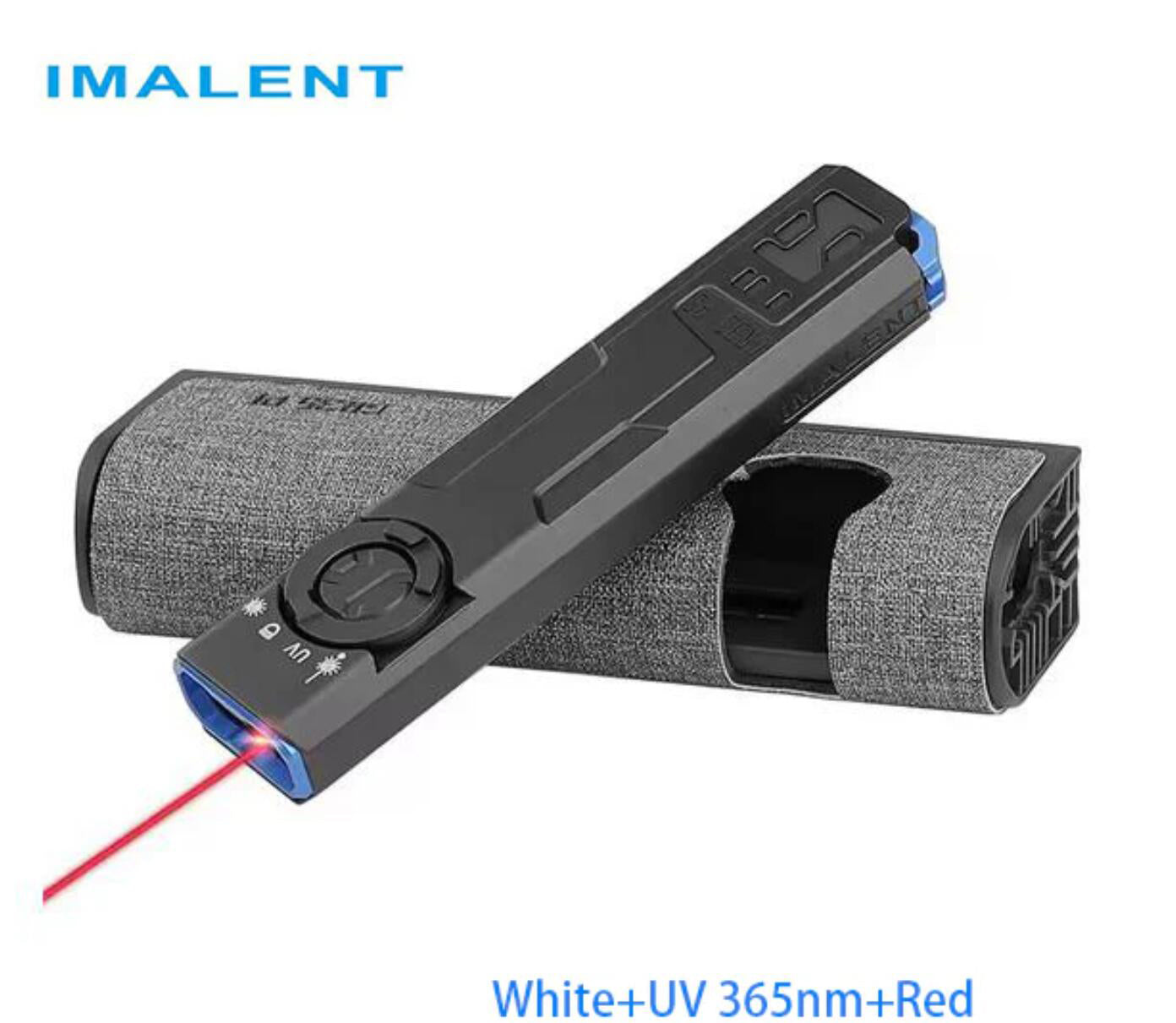 IMALENT GR35 2800 Lumen LED USB C Rechargeable Flashlight UV 365nm + R ...