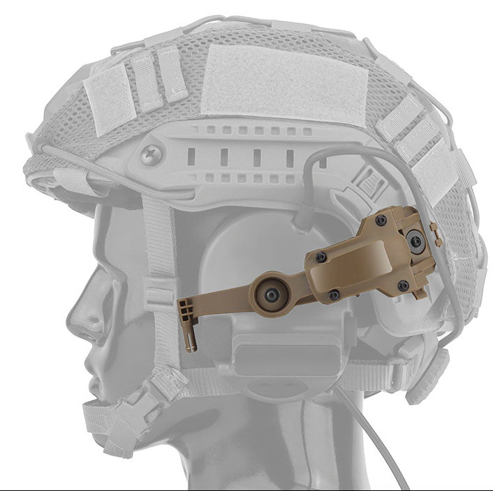 C-series tactical headphone helmet rail adapter kit