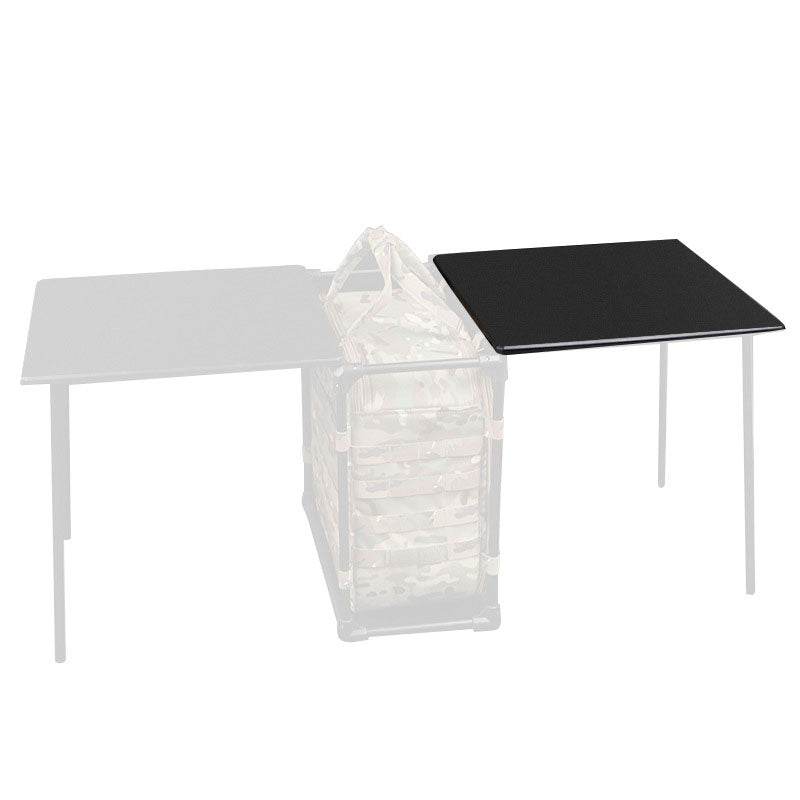 Tactical portable table second-generation side panel