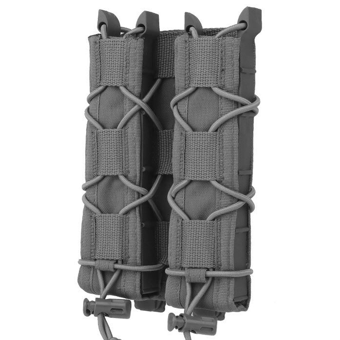 Tiger style long double quick pull function magazine bag