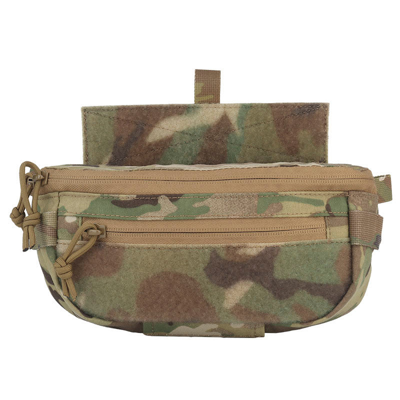 Dual purpose camouflage multi-functional lower abdominal bag