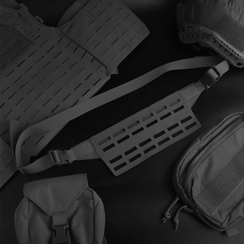 Waist bag buckle adapter panel
