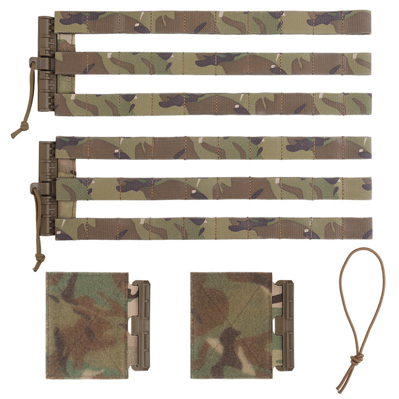 Camouflage MOLLE quick release waist cover